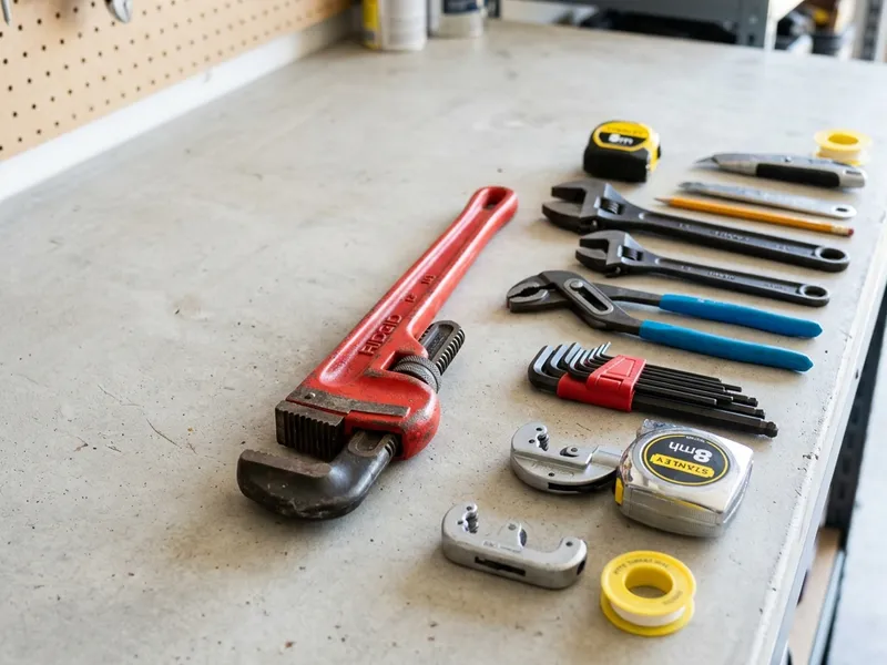 Professional plumbers in Marion Center, MA equipped with top-tier tools for residential and commercial plumbing services.